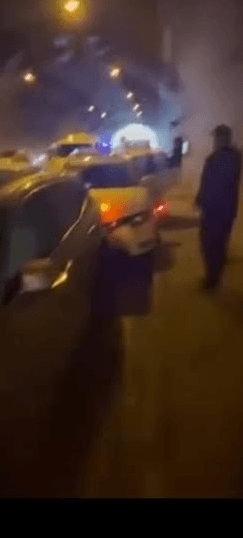 OTOYOL TÜNEL İÇİNDE ZİNCİRLEME KAZA.