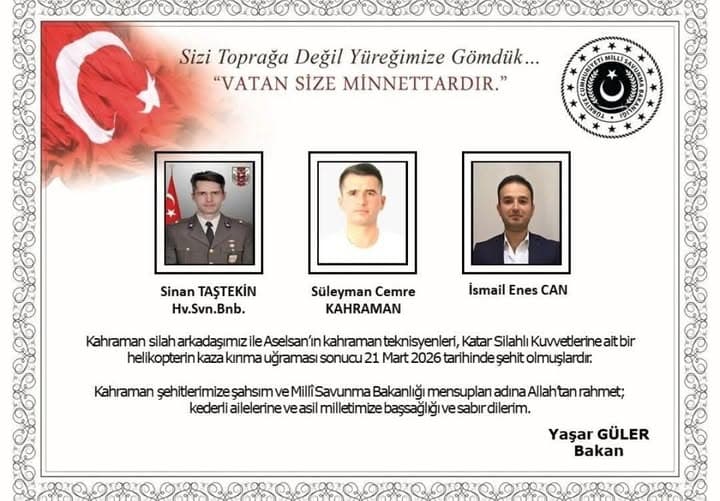 KATRA-TÜRK MÜŞTEREK KÜVVET KOMUTANLIĞI HELİKOPTER KAZA KIRIMA UĞRADI