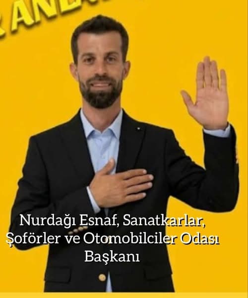 NURDAĞI ESNAF VE SANATKARLAR ODASI BAŞKANLIĞI SEÇİM YAPILDI MUSTAFA ÇELİK BAŞKAN