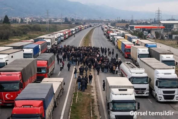 ŞÖFÖRLER HATAY’DA “KONTAK KAPATTI”