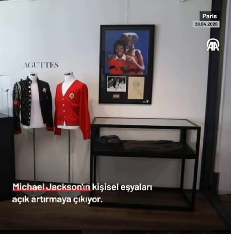 Michael Jackson'un eşyaları açık artırmaya çıkıyor