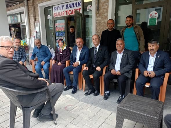 ZAFER PARTİSİ GAZİANTEP İL BAŞKANI HASAN YILMAZ NURDAĞINI ZİYARET ETTİ