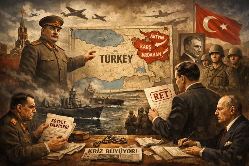 II. Dünya Savaşı Sonrası Sovyet-Türk İlişkileri: Stalin’in Toprak ve Üs Talepleri ve Diplomatik Belgeler