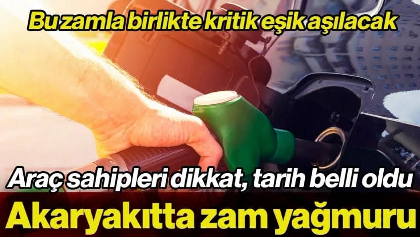 Akaryakıtta Zam Yağmuru Dinmiyor: Motorinin Ardından Sıra Benzinde!