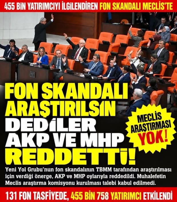 ARAŞTIRILMASINI İSTEMEDİLER