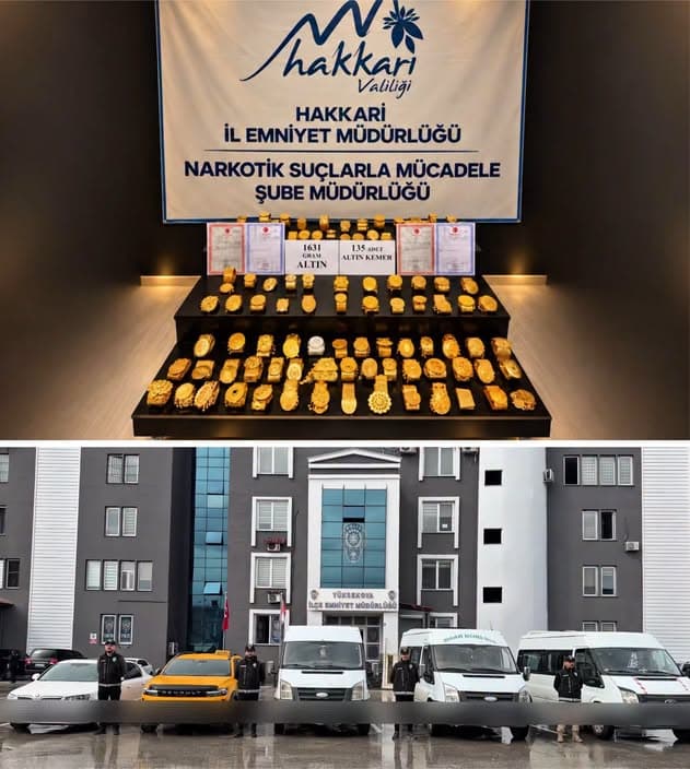 HAKKARİNİN YÜKSEKOVA İLÇESİ MERKEZLİ 5 İLDE UYUŞTURUCU MADDE TİCARETİ